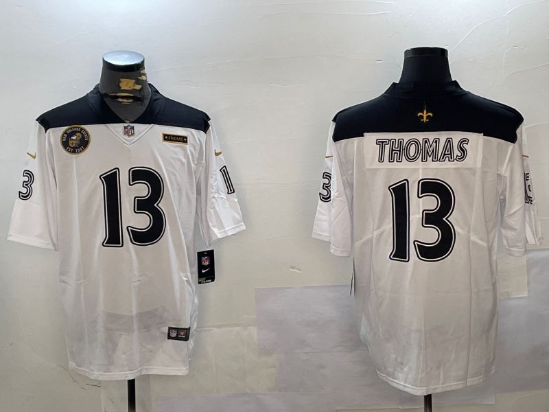 Men New Orleans Saints #13 Thomas White City Edition 2024 Nike Limited NFL Jersey style 3->new orleans saints->NFL Jersey